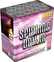 Nico Spinning Dahlia Feuerwerk Batterie - 13 Schüsser