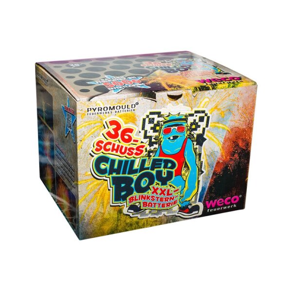 Silvester Feuerwerk XXL Batterie Chilled Boy von Weco