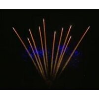 Pyrotrade Feuerwerk Single Row Gold Rain to Blue Comet...