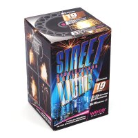 Silvester Feuerwerk Batterie mit Fonäne Streetlights von Weco
