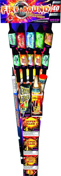 Grosses Silvester Raketen Mix Sortiment Fire & Sound