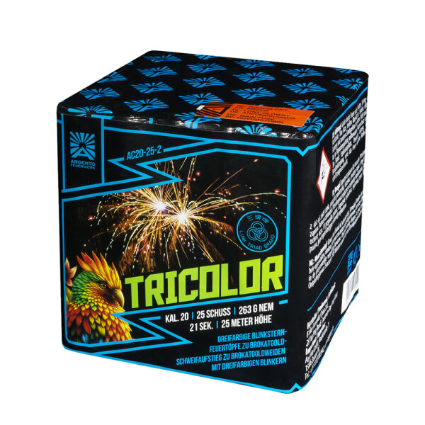Funke Argento Tricolor Feuerwerk Batterie