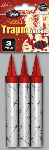 3 Eisfontänen 30 Sekunden Brenndauer Tortenfontäne Zaubersterne