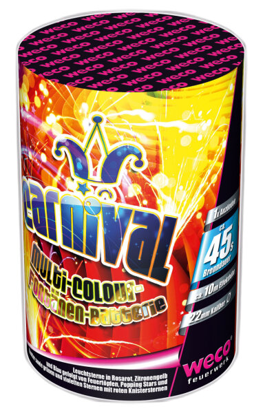 Weco Feuerwerk Fontänen Batterie Carnival