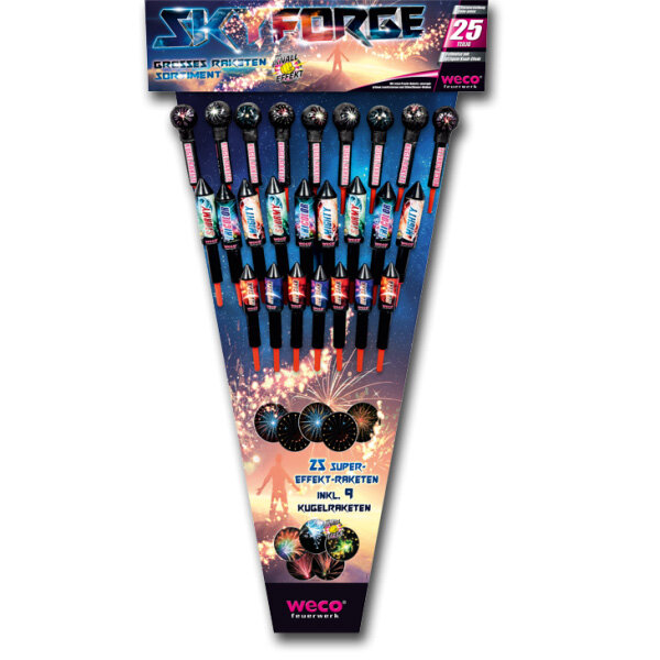 Silvester Raketen Sortiment Skyforge von Weco