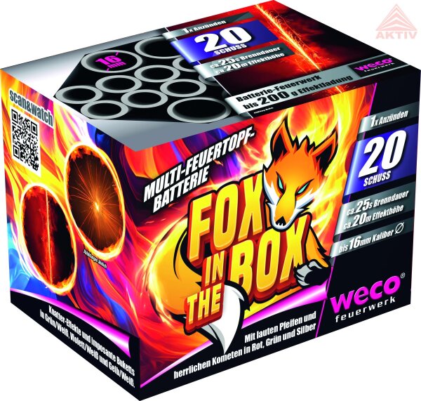 Weco Fox in the Box Feuerwerk Batterie