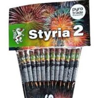 Styria 2 Sortiment von Pyrotrade mit 12 Raketen