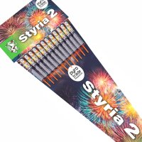 Styria 2 Sortiment von Pyrotrade mit 12 Raketen