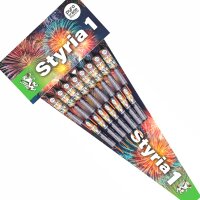 Styria 1 Sortiment von Pyrotrade mit 15 Raketen