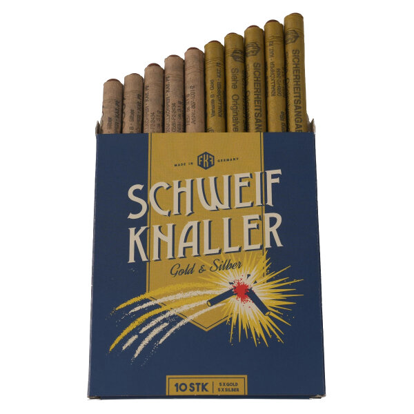 10 er Set Feuerwerk Schweif Knaller von FKF
