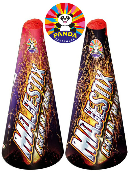 Riesen Vulkan Majestix von Panda silber 230 g NEM