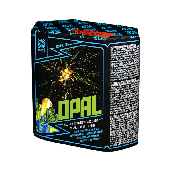 Funke Argento Opal Feuerwerk Batterie - 13 Schüsser