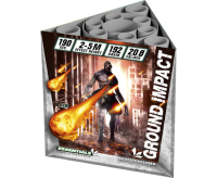 Lesli Feuerwerk Fontänen Batterie Ground Impact