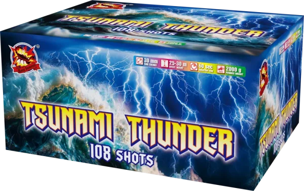SRPYRO Tsunami Thunder Silvester Feuerwerk Verbund