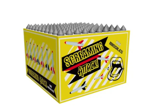 100 Schuss Heulerbatterie SRPYRO Screaming Attack Feuerwerk Batterie