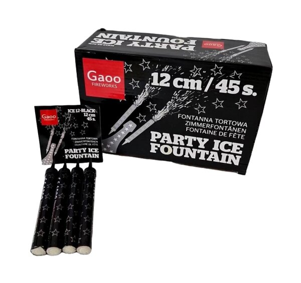 60 Eisfontänen 45-55 Sekunden Brenndauer Tortenfontäne Zaubersterne