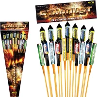 Silvester Nico 19 Raketen Sortiment Stardust