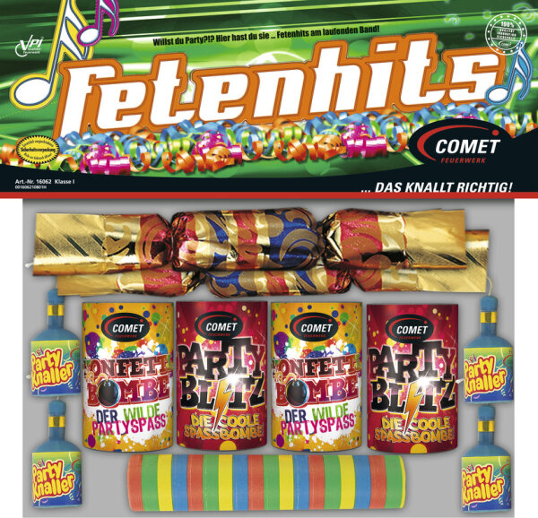 Tischfeuerwerk Party Set Fetenhits
