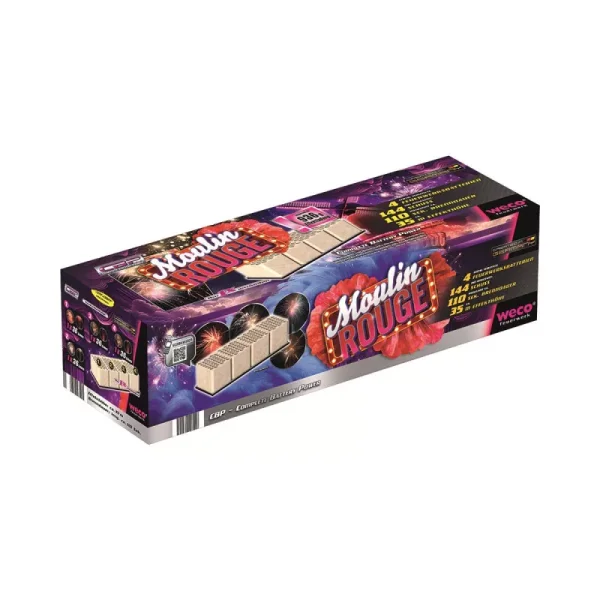 Weco Silvester Feuerwerk Verbund Moulin Rouge