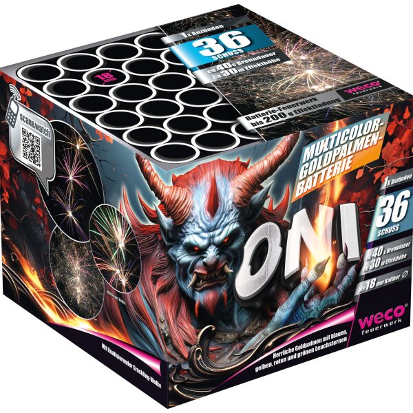 Silvester Feuerwerk Oni von Weco