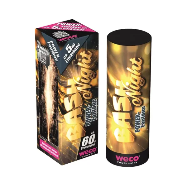 Weco Feuerwerk Fontäne Bash Night