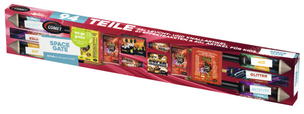 Silvester Raketen Mix Sortiment Space Gate