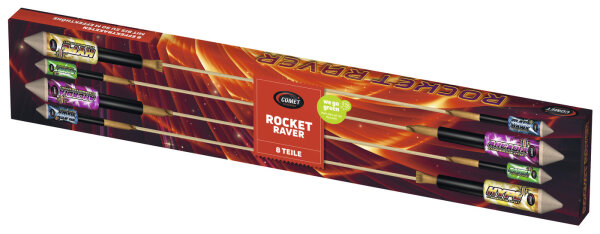 Silvester Raketen Sortiment Rocket Raver von Comet
