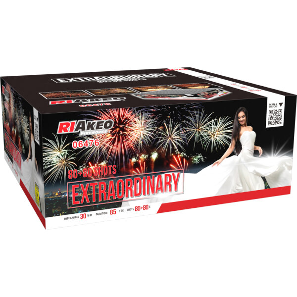 Riakeo Feuerwerk Verbund Batterie Extraordinary von Lesli
