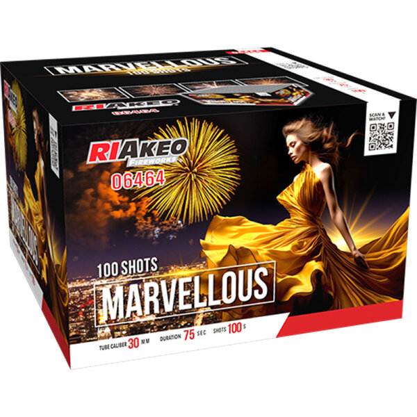 Riakeo Marvellous Feuerwerk Verbund Batterie von Lesli