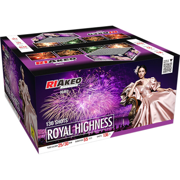 Riakeo Royal Highness Feuerwerk Verbund Batterie von Lesli