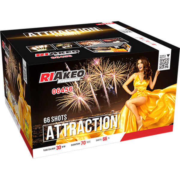 Riakeo Attraction Feuerwerk Verbund Batterie von Lesli