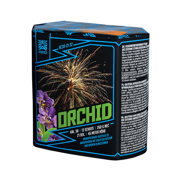 Argento Orchid Feuerwerk Batterie - 13 Schüsser von Funke
