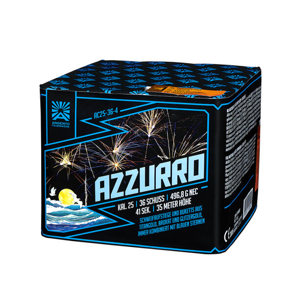 Argento Azzurro Feuerwerk Batterie von Funke