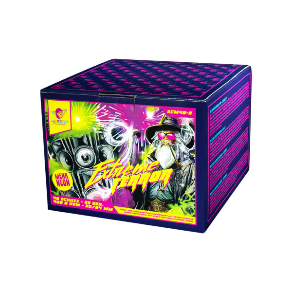 Albert Extreme Terror Silvester Feuerwerk Batterie von Funke