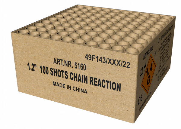 1.2" Chain Reaction Broekhoff Magnum Feuerwerk Verbund