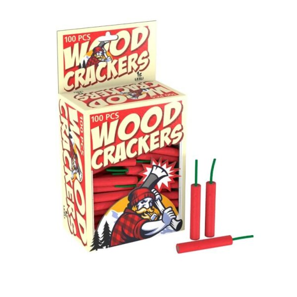 100 Wood Crackers Jugendfeuerwerk Blitzcracker