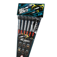 6 Shellrockets Cal. 38 mm Raketen der Marke Argento von...