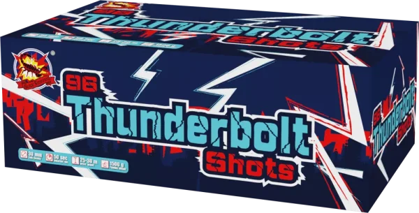 SRPYRO Thunderbolt 96 Silvester Feuerwerk Fächer Verbund
