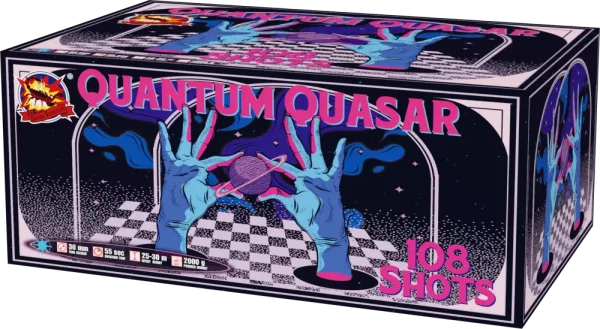 SRPYRO Quantum Quasar Silvester Feuerwerk Fächer Verbund