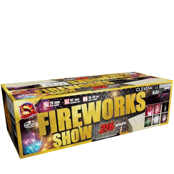 SRPYRO Firewors Show 216 Silvester Feuerwerk Verbund