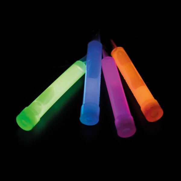 Neon Knicklicht 15 cm Anhänger mit Band in verschiedenen Farben