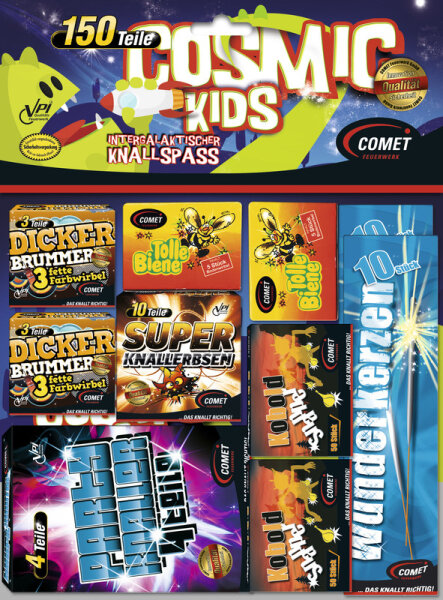 Feuerwerk jugendfrei Sortiment Cosmic Kids