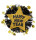 Edler Glitzer Happy New Year Anstecker bzw. Brosche in gold und silber