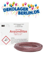 Wano Silvester Feuerwerk Zündschnur rot 8m...