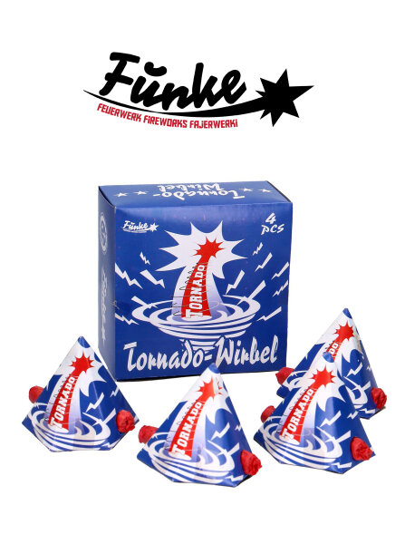 Funke Silvester Leucht Feuerwerk Tornado Wirbel